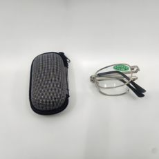 70대 휴대용 접이식 돋보기 안경테, 1개