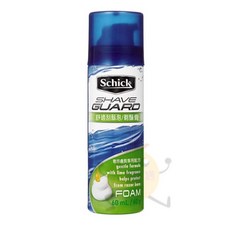 Schick 舒適牌 舒適刮鬍泡 敏感肌膚專用剃鬚膏 60g, 1個, 【三瓶超值組】