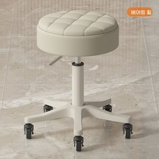 아우얼스룸 미용 의자 네일샵 원형의자 업소 이동식 샵 스툴, N. 라이트 그레이베 프레임 링 휠, N. 라이트 그레이베 프레임 링 휠, 1개