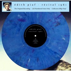 [LP] Edith Piaf (에디뜨 피아프) - Recital 1961 (The Original Recording) [블루 마블 컬러 LP]