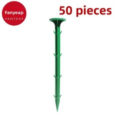 플라스틱못 과수원 고정핀 50개 텐트 100개 블랙 멀칭 농사용 11CM 우수, 약 20cm 50개입