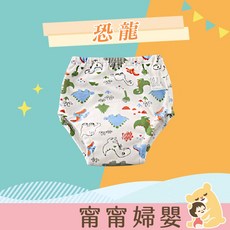 學習褲 戒尿布 六層紗布, 1個, 5.恐龍,110碼