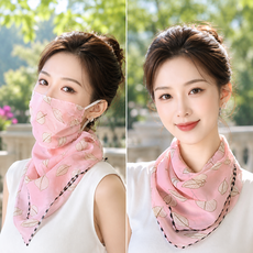씨스타 쉬폰 멀티 스카프 마스크 햇빛가리게 자외선차단 마스크 스카프