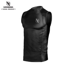 古川小夫 HAYABUSA無袖防磨衣 巴西柔術 快乾機能 MMA緊身運動上衣 防磨格鬥服飾, 1個