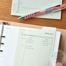 붙이는 인덱스 체크리스트 60일플래너 데일리플래너 점착식메모지, (03 데일리)