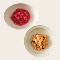 뽀뽀뜨 김치세트, 600g, 1세트, 깍두기세트(깍두기+비트무깍두기)