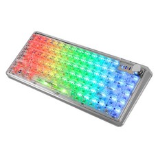 제닉스 MASTER9 기계식 게이밍키보드 투명키보드 얼음키보드 마스터9, MASTER-9, 혼합색상