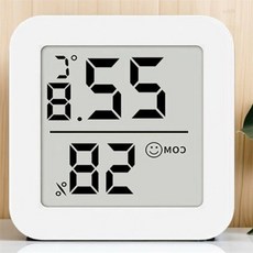 올샵플러스 온습도센서 미니 디지털 온습도계화이트