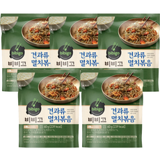 CJ 비비고 견과류멸치볶음, 60g, 5개