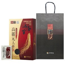 고려원인삼 국산 인삼차 100T + 쇼핑백 선물세트, 1개, 3g