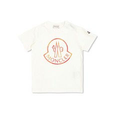 몽클레르 앙팡 로고 프린트 티셔츠