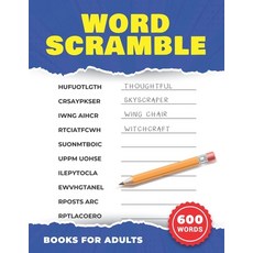 (영문도서) Word Scramble Books for Adults: Word Unscramble Paperback, Independently Published, English, 9798857471562