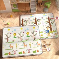 게임 카펫을위한 활동 매트 장난감을위한 비 독성 체육관, 180x120x1cm, 12 Double sided pattern