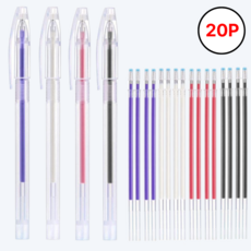 고트 테일러마크 기화 열펜 재단 멀티초크펜 20개, 1개, 4종 혼합