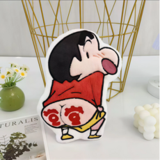 라온샵 핸드타올 부드러운 흡수력휴대용 수건, 짱구, 1개