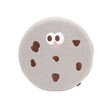 DFMEI 卡通曲奇餅乾記憶棉坐墊 辦公室慢回彈椅子墊 居家辦公屁墊, 灰色