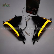 Yamaha TMAX530 XP530 2017 - 2019 TMAX 530 LED 전면 방향 지시등 점멸 표시기에 적합