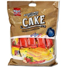 기니디샵 티포 어쏘티드 미니 샌드위치 케이크 대용량 빵 588g