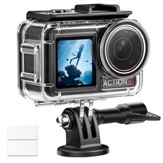 DJI 액션 5 프로 4/3용 50M/164FT 방수 케이스 수중 사진 하우징 김서림 방지 액세서리, 1개