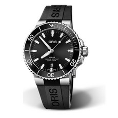 ORIS 豪利時 Aquis 時間之海 300米潛水錶 43.5mm 黑色