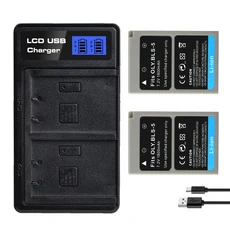 올림푸스 E-PL7 E-PM2 OM-D E-M10 II 스타일러스 1 용 PS-BLS5 PS 배터리 충전기 1800mAh, 08 2Battery 1Charger