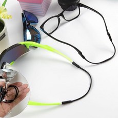 안경 고정 고글 목걸이 선글라스 스트랩 17CM 블랙 1P