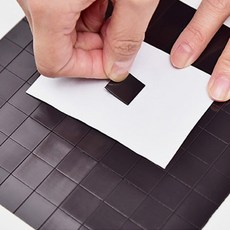 조각고무자석판 홍보물 전단지 교육자재 부착하기 고무판 자석테이프, 15 x 10mm (150P), 15 x 10mm (150P)