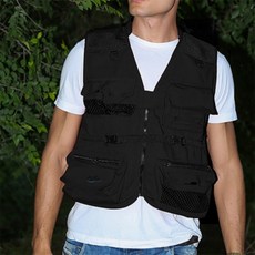 ELEL 레저활동메쉬조끼2XL 블랙조끼