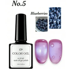 10ml 과일 캣아이 젤 네일 폴리쉬 1/5병 DIY 네일 아트 봄/여름 네일 아트 발렌타인데이 네일 아트., 04 05