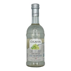 콜라비타 와인 식초 - 샤도네이 와인 식초 프리미엄 품질 Colavita Wine Vinegar - Chardonnay Wine Vinegar Premium Quality, 17 Ounce, 1개