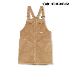 EIDER 아이더 공식 여성 코듀로이 키즈 여아 오버롤 스커트 치마 JWW22304E2 (정상가:109)