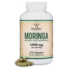 Double Wood 辣木 1000mg 膠囊, 1個, 210錠