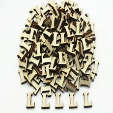 208pcs 8set 26 영어 알파벳 문자 나무 번호 가구 장식 예술 편지 디지털 디스플레이, 26 Letter L, 01 10mm--15mm 208pcs