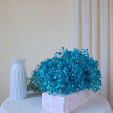 【台灣現貨速發】永生滿天星 多種顏色 包裝花束, 蒂芙藍（湖水藍）漸層｜小把分裝, 蒂芙藍（湖水藍）漸層