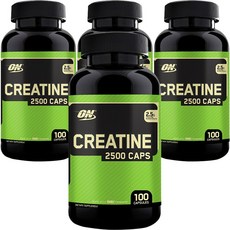 OPTIMUM NUTRITION 歐恩 Micronized肌酸膠囊, 100顆, 4罐