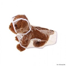 탁펫 러블리 강아지우비, XS, 1개