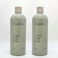 바디스크럽 아무때나 때필링 + 때필링장갑증정, 2개, 500ml