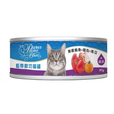 LBC藍帶廚坊 貓狗罐 副食罐 無穀貓罐 鮮肉湯罐 貓罐頭 狗罐頭, 1個, (貓)鮪魚+雞肉+南瓜80g, 80g