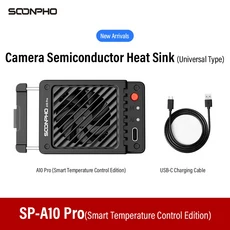 SOONPHO SP-A8/A8Pro A10Pro 카메라 쿨링 팬 (소니 A7M4 A7C ZVE1/10 a6700 캐논 R5/R6/R8/후지 XT4 DSLR, 01 SP-A10