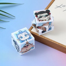 兒童玩具 迷你魔法方塊 魔塊 微縮 仿真立體 迷你魔塊 手部鍛煉 益智玩具 邏輯思維 反應速度 便攜 熱銷兒童迷你, 款式3, 1個