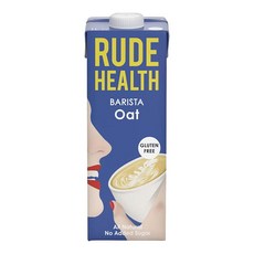 스페인 루드헬스 글루텐 프리 바리스타 오트밀 드링크 Rude Health barista oat drink, 1L, 2개