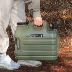 대용량 캠핑 물통 수도꼭지 워터저그 휴대용 생수통 25L
