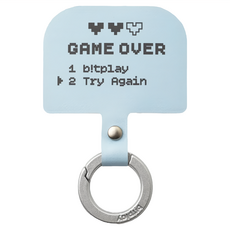 bitplay 掛繩通用墊片 420D尼龍材質高強度訂製掛環, 無限接關 藍色, 1個