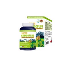 캐나다 슈퍼징코플러스 6개월분 기억력 혈행개선, 6개