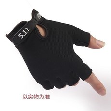 戶外運動戰術手套 耐磨防滑 安全防護, 戰術半指, 1個
