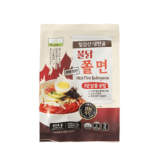 칠갑농산 냉천골 불닭쫄면 404g 2인분 불향가득 특제소스 매콤쫄면, 1개