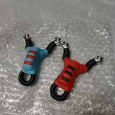 短中拉扁皮彈弓大弓門鈦鋼吉拉拉齙牙彈弓器扁皮戶外, 鏡面橢圓撐頭纏好無禮品, 1個