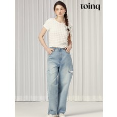 [toinq] 디스트레스드 스트레이트 진(T240MJE903W)