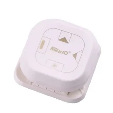 간단한 DIY 공예 4 in1 홀 펀치 바인딩 엠보싱 도구 수동 루즈리프 학생용, 01 white