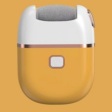 電動磨腳器去死皮老繭修腳器磨腳石腳後跟家用搓腳皮神器, 1個, 橙色沒數顯(磨砂頭):英文彩盒